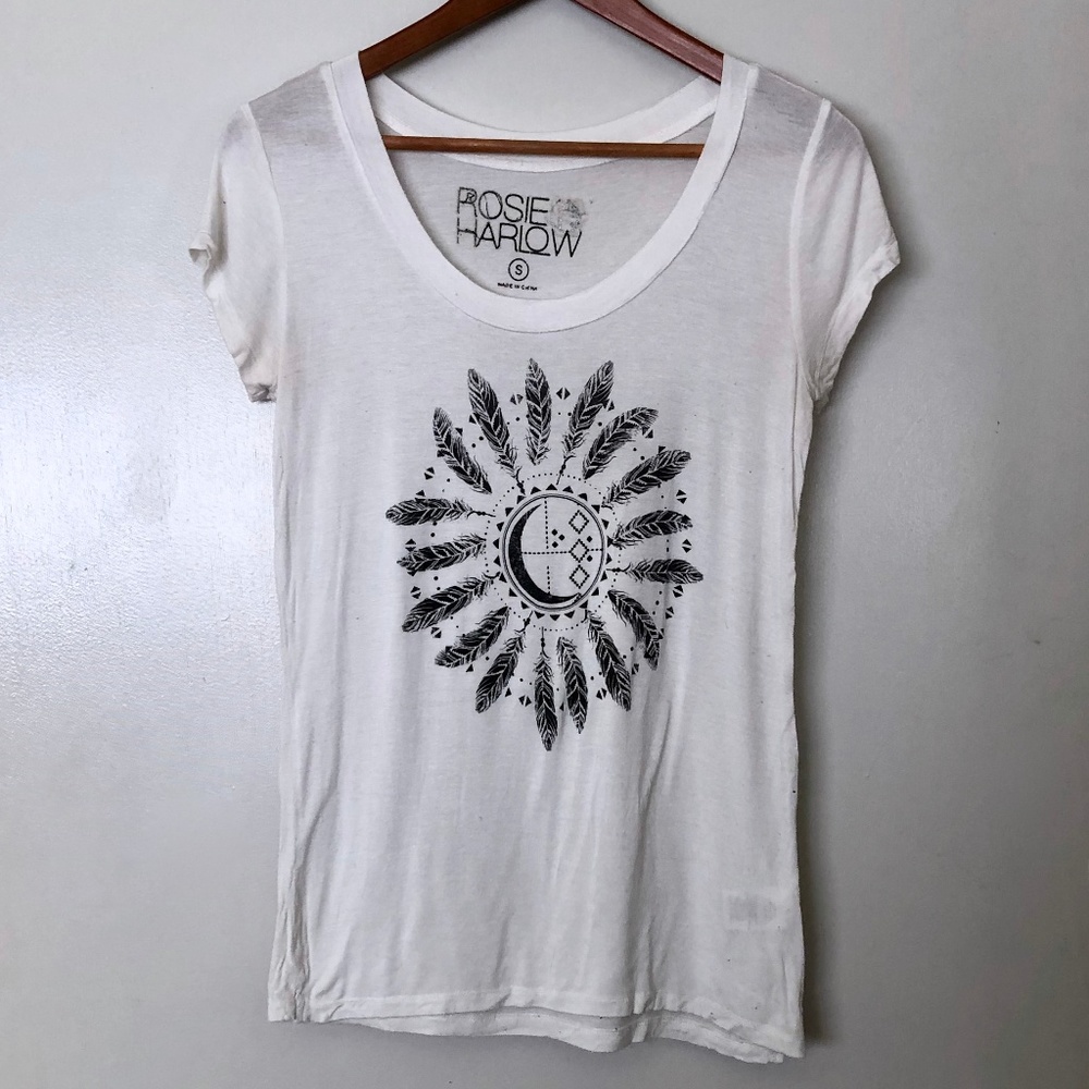 Rosie Harlow Dreamcatcher White Tee